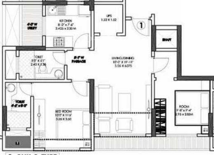 Other, spenta-palazzio 2 Bedroom 510 Sq.Ft. Apartment In Sakinaka Mumbai 8872616