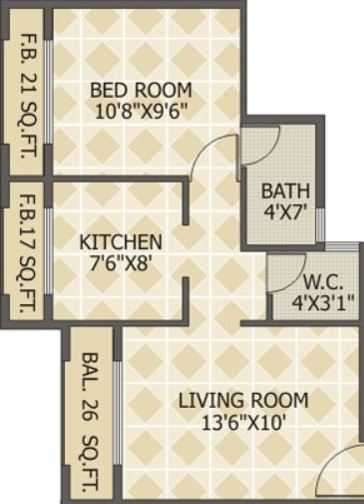 squarefeet green acers apartment 1bhk 635sqft51