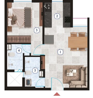  1 BHK Apartment at Starwing I Stay, Andheri East – for Sale