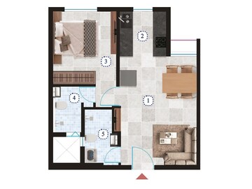  1 BHK Apartment at Starwing I Stay, Andheri East – for Sale