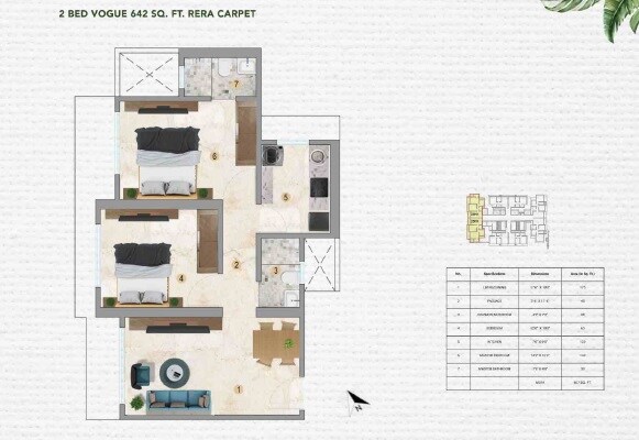 Other, sugee-greendale-estates 2 Bedroom 642 Sq.Ft. Apartment In Mulund West Mumbai 8261534
