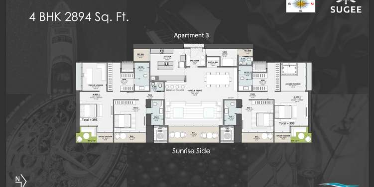 sugee marina bay apartment 4 bhk 2894sqft 20224218114256