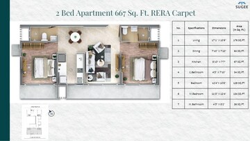  2 BHK Apartment at Sugee Srushti, Dadar East – for Sale