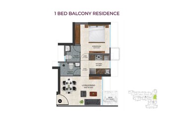  1 BHK Apartment at Sunbeam Heights, Andheri West – for Sale