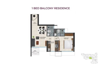  1 BHK Apartment at Sunbeam Heights, Adarsh Nagar – for Sale