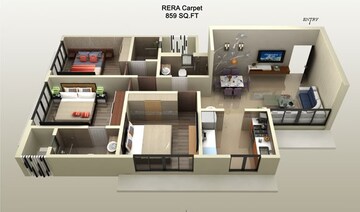  3 BHK Apartment at Sunny Shanti Heights, Mulund West – for Sale