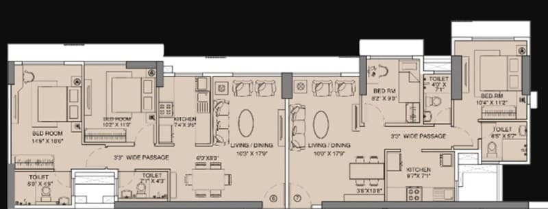 Other, sunteck-avenue-2 4 Bedroom 1388 Sq.Ft. Apartment In Goregaon West Mumbai 8928635