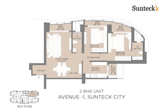 2 BHK Apartment For Resale in Sunteck City Avenue 1 Goregaon West Mumbai  7880856