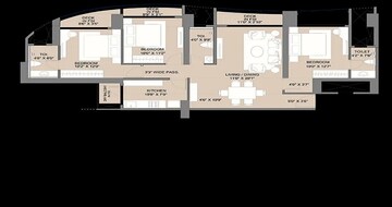  3 BHK Apartment at Sunteck City Avenue 1, Goregaon West – for Sale