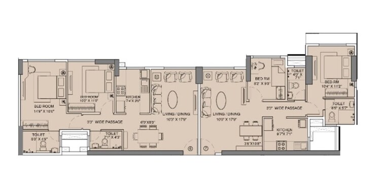 sunteck city avenue 2 apartment 4 bhk 1100sqft 20212425232438