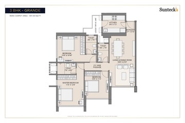  3 BHK Apartment at Sunteck City Avenue 4, Goregaon West – for Sale
