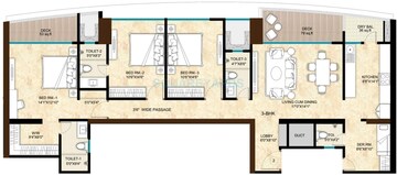  3 BHK Apartment at Sunteck Signia High, Devala Pada – for Sale