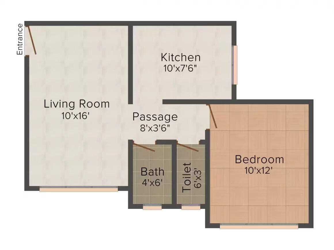 Other, surbhi-complex 1 Bedroom 740 Sq.Ft. Apartment In Kandivali West Mumbai 7636422
