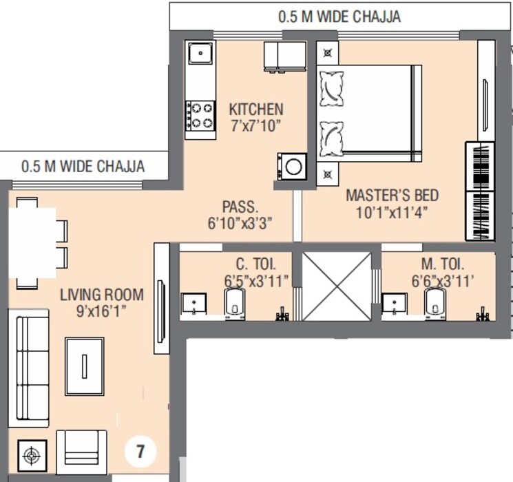 Other, suvasya-swastik-onyx 1 Bedroom 420 Sq.Ft. Apartment In Tagore Nagar Mumbai 9362525