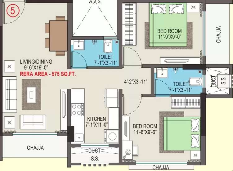 suvasya swastik pearl apartment 2 bhk 575sqft 20212517122506