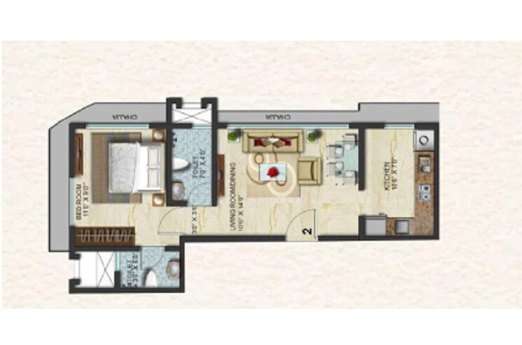 Other, swaroop-marvel-gold 1 Bedroom 416 Sq.Ft. Apartment In Bhandup West Mumbai 8632737