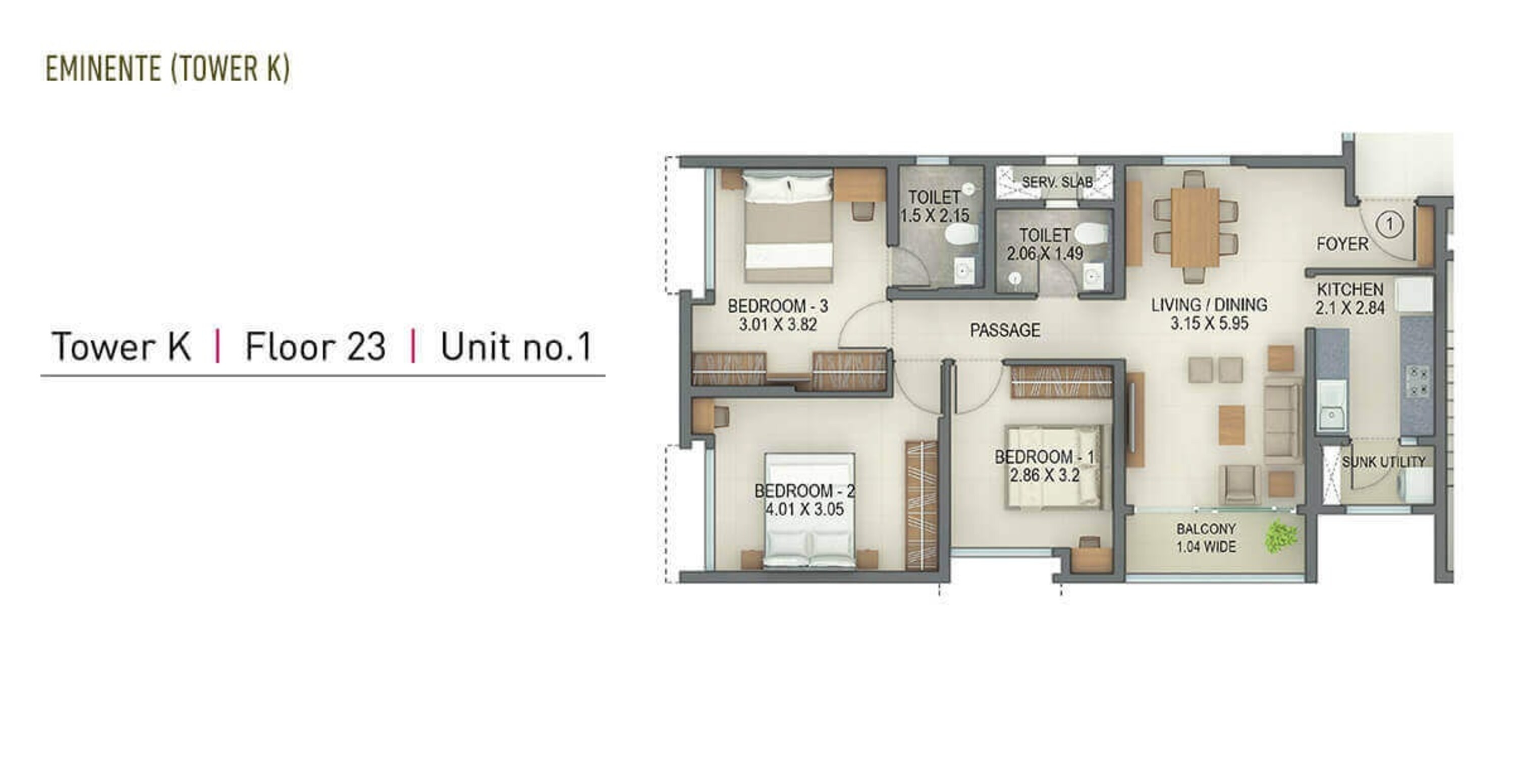 tata amantra apartment 3 bhk 999sqft 20204703104750