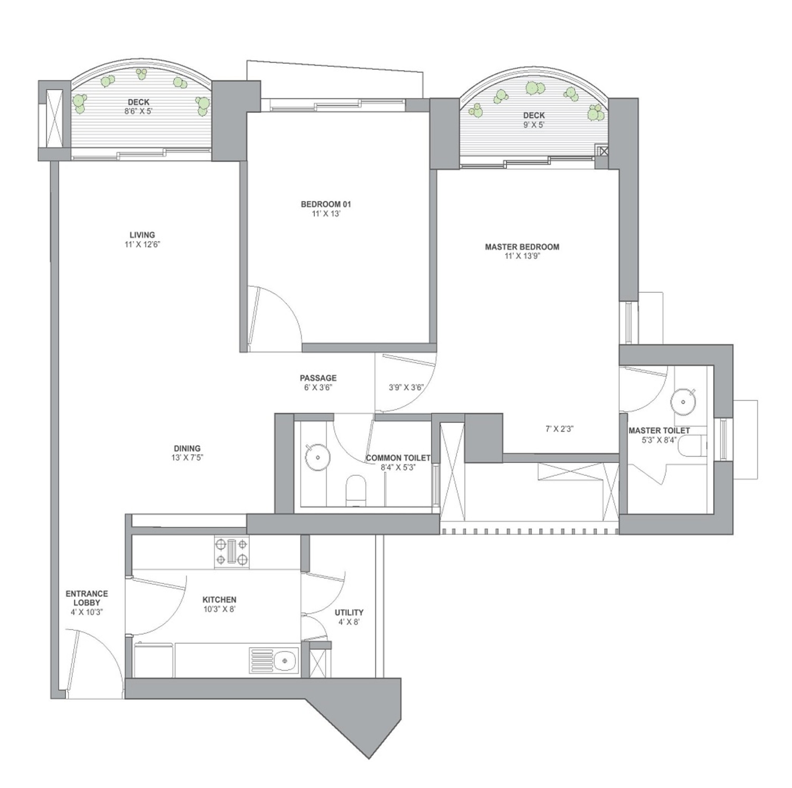 tata gateway towers apartment 2 bhk 1564sqft 20210206110237