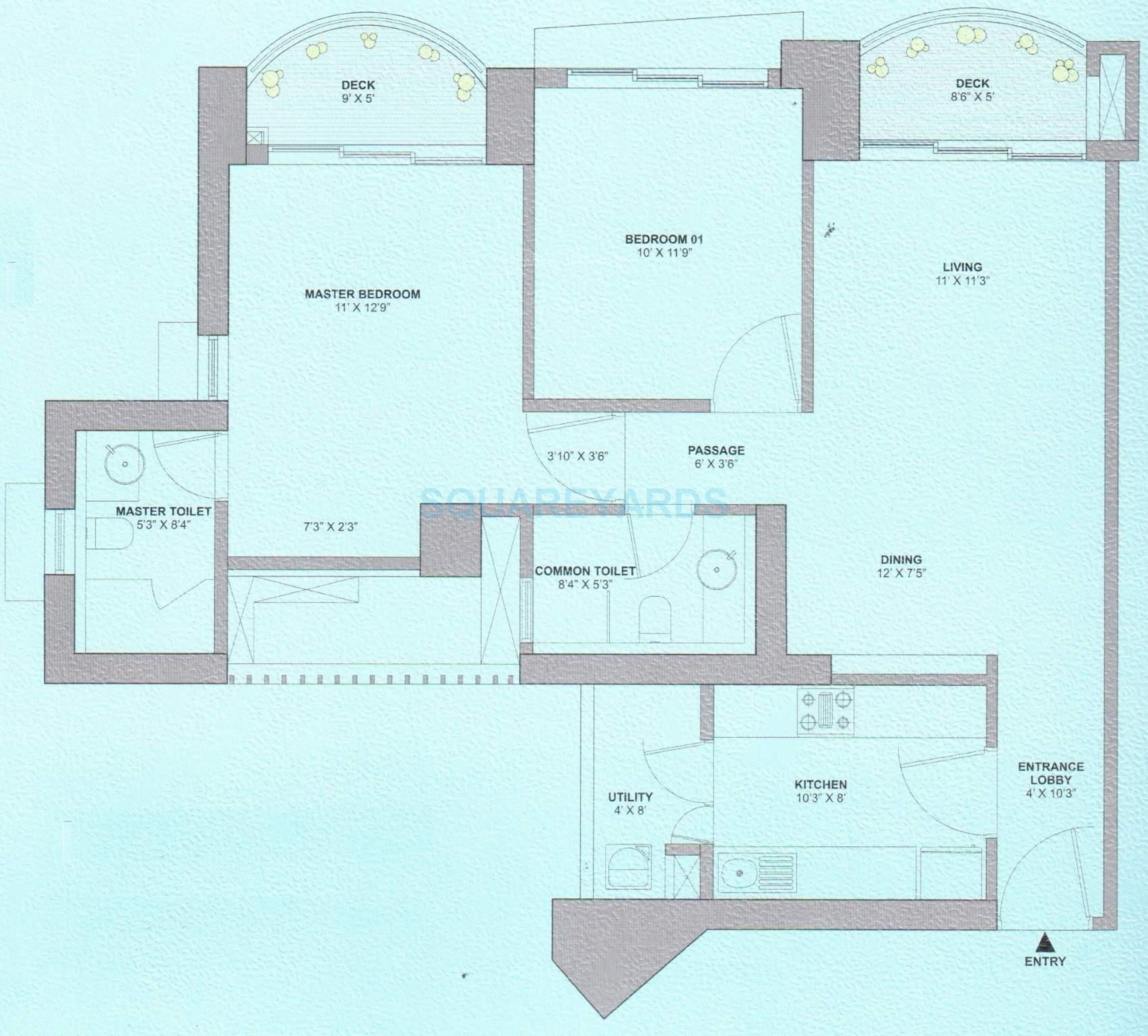 tata gateway towers apartment 2bhk 1460sqft1
