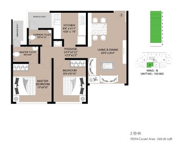  2 BHK Apartment at The Baya Goldspot, Andheri East – for Sale