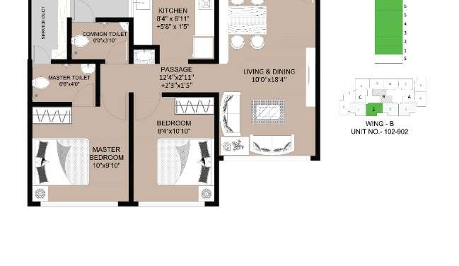 the baya goldspot apartment 2bhk 568sqft 20203819163822
