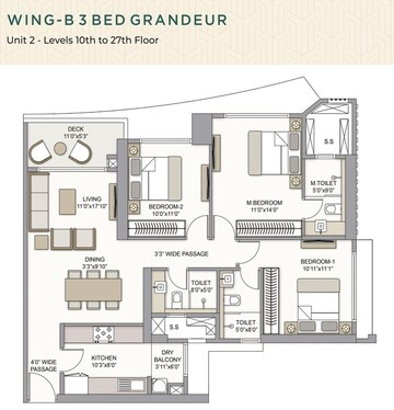  3 BHK Apartment at The Prestige City, Mulund West – for Sale