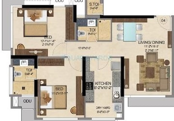 2 BHK Apartment at The Wadhwa Amar Jiwan, Bandra West – for Sale