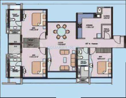 the wadhwa anmol prestige apartment 3bhk 1950sqft1