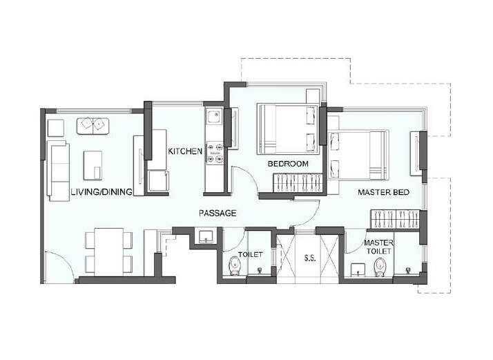 Other, the-wadhwa-promenade 2 Bedroom 652 Sq.Ft. Apartment In Ghatkopar West Mumbai 9287687