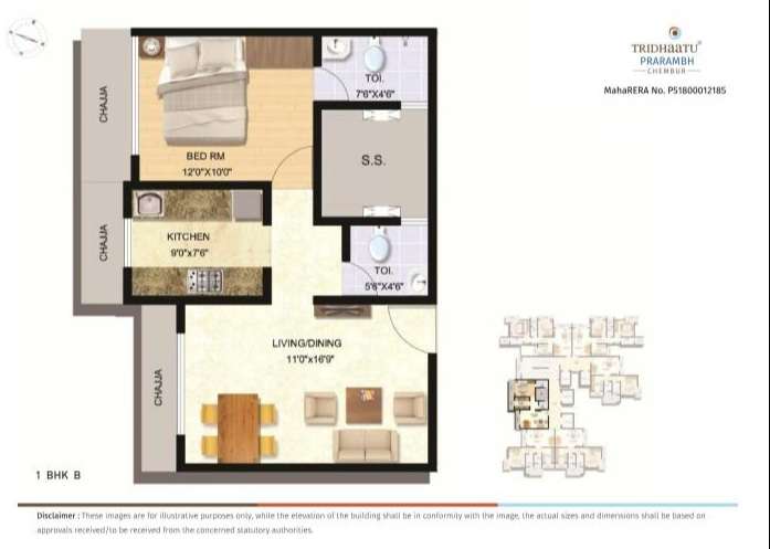 tridhaatu prarambh apartment 1bhk 492sqft41