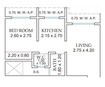 Tritonia Man Mandir 1 BHK Layout