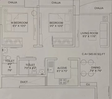  2 BHK Apartment at Triumph Omkareshwar CHS, Borivali East – for Sale