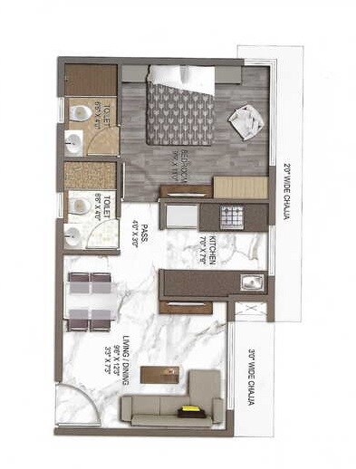  1 BHK Apartment at UK Iridium, Kandivali East – for Sale