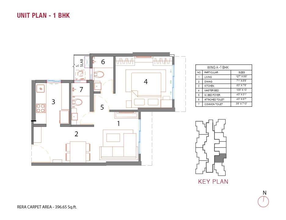 Other, uk-luxecity 1 Bedroom 397 Sq.Ft. Apartment In Kandivali East Mumbai 9093362