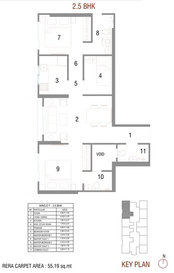  2 BHK Apartment at UK Luxecity, Kandivali East – for Sale