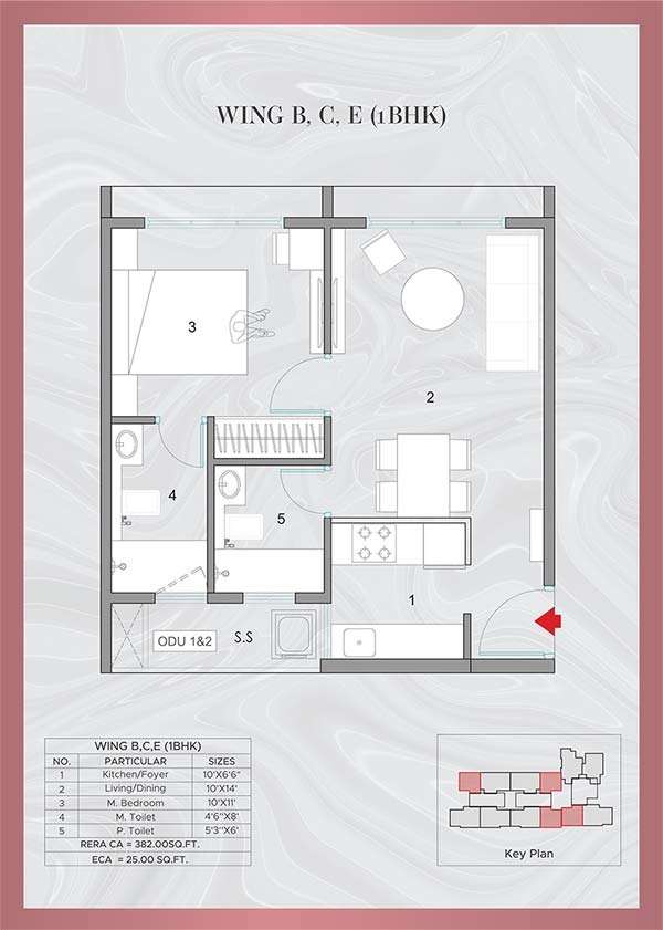 1 BHK 381 Sq. Ft. Apartment in UK Shivsai CHS