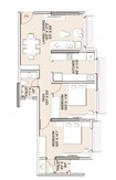 Usha Kiran CHS Andheri 2 BHK Layout
