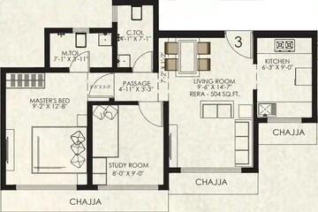  1 BHK Apartment at Vaibhav Eastern Groves, Vikhroli East – for Rent