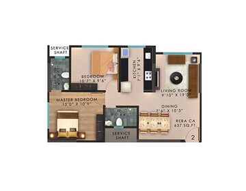 2 BHK Apartment at Vaibhavlaxmi Central Park, Vikhroli East – for Sale