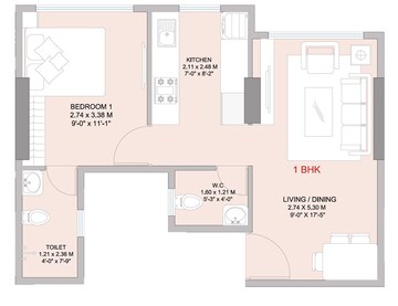  1 BHK Apartment at Vaibhavlaxmi Queens Avenue, Chembur – for Sale