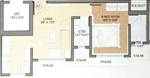 vaibhavlaxmi templum heights apartment 1 bhk 391sqft 20214828124854