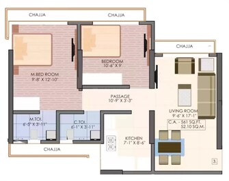 2 BHK Apartment For Resale in Vaibhavlaxmi Victoria 54 Vikhroli East Mumbai  7669509