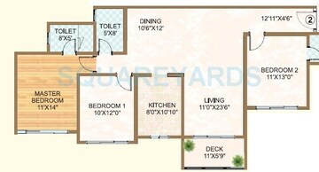  3 BHK Apartment at Vasant Oasis Phase 2, Andheri East – for Sale