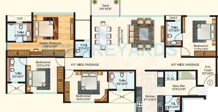 vasant oasis phase 2 apartment 4 bhk 1866sqft 20210127160153
