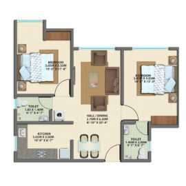vbhc greens phase ii apartment 2 bhk 793sqft 20201405141438