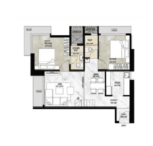  1 BHK Apartment at VDV The Altitude, Tardeo – for Sale