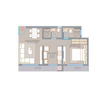  1 BHK Apartment at Veena Synergy, Andheri East – for Sale