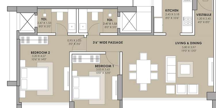 viceroy savana apartment 2 bhk 764sqft 20214102134106