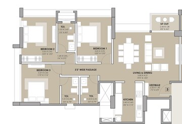  3 BHK Apartment at Viceroy Savana, Kandivali East – for Sale