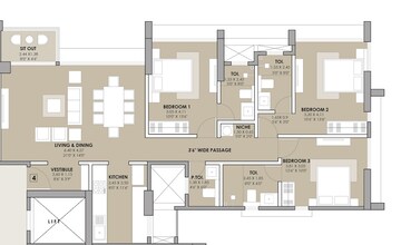  3 BHK Apartment at Viceroy Savana, Kandivali East – for Sale
